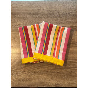 Vintage Ralph Lauren Striped Pillow Cases Set of 2